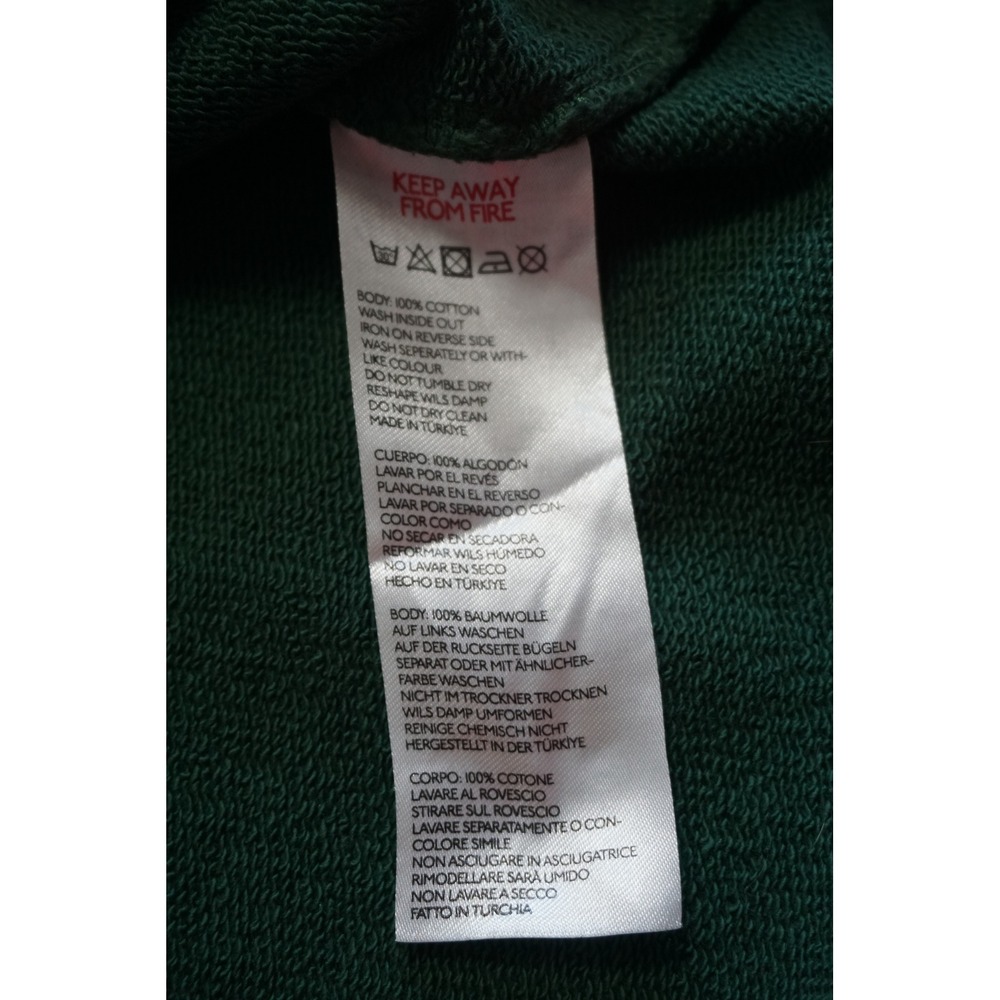 Anthropologie 85 Chicago Cropped Sweatshirt Green Lilac Graphic S - Picture 8 of 14